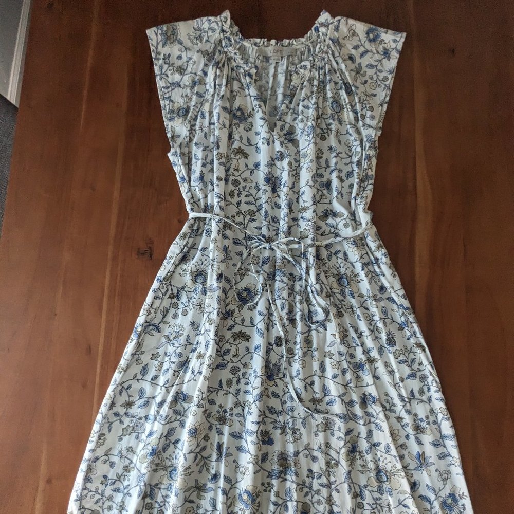 Loft Shift Dress with Belt, Medium Petite
